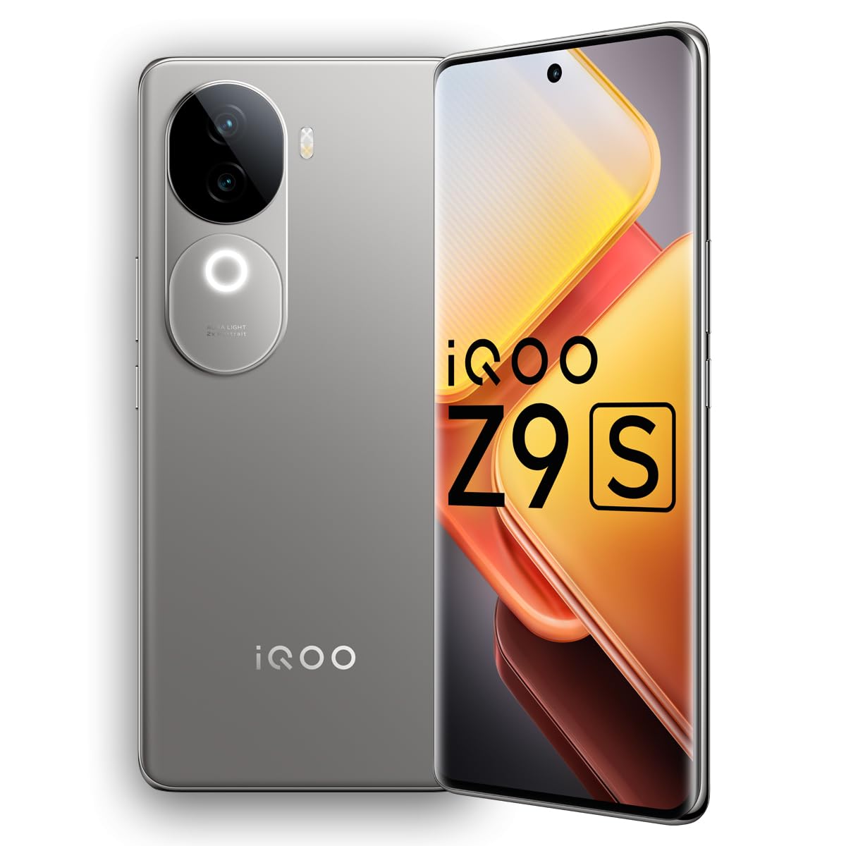 iQOO Z9s 5G (Titanium Matte, 12GB RAM, 256GB Storage) | 120 Hz 3D Curved AMOLED Display | 5500 mAh Ultra-Thin Battery | Dimesity 7300 5G Processor | Sony IMX882 OIS Camera with Aura Light