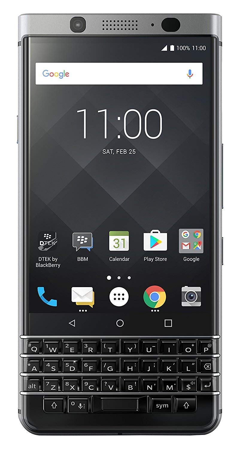 BlackBerry KEYone 32GB BBB100-1 – 4.5″ Inch Factory Unlocked LTE Smartphone (Silver) – International Version – No Warranty in The US – GSM ONLY, NO CDMA