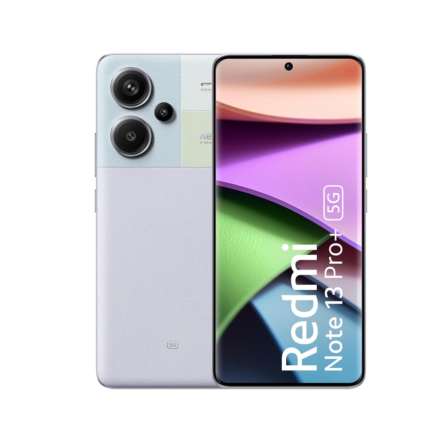 Redmi Note 13 Pro+ (Fusion Purple, 8GB RAM, 256GB Storage) | World’s First Mediatek 7200 Ultra 5G | 200MP Hi-Res Camera | 1.5K Curved AMOLED | 120W HyperCharge