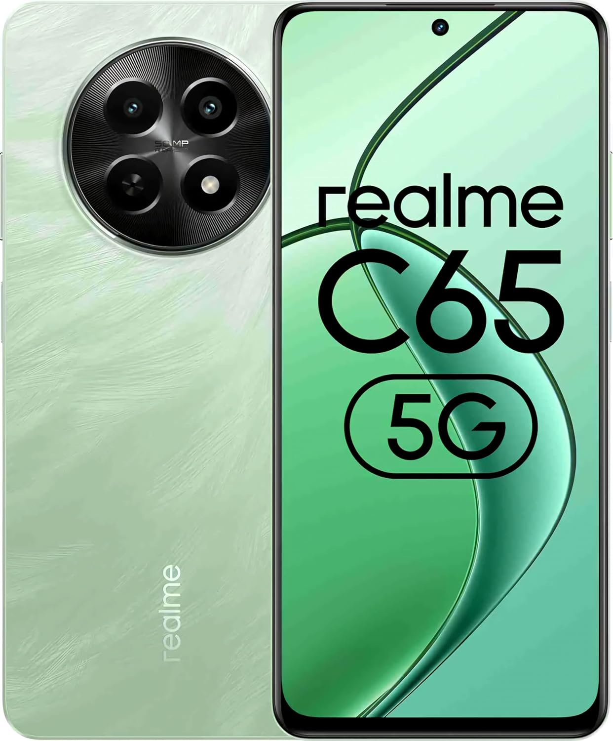 realme C65 5G (Feather Green, 8GB RAM, 128GB Storage)