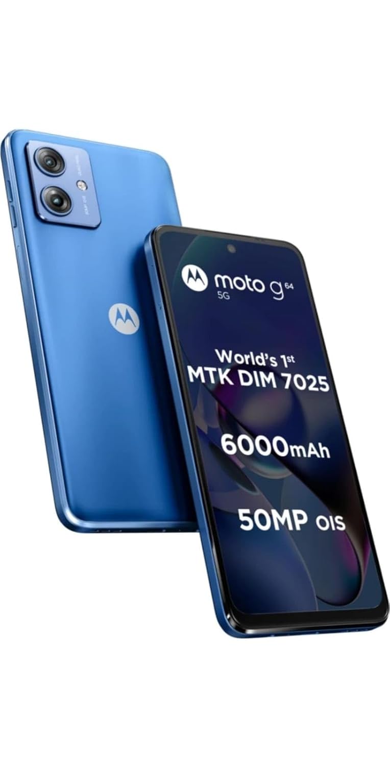 Motorola g64 5G (Pearl Blue, 256 GB) (12 GB RAM)