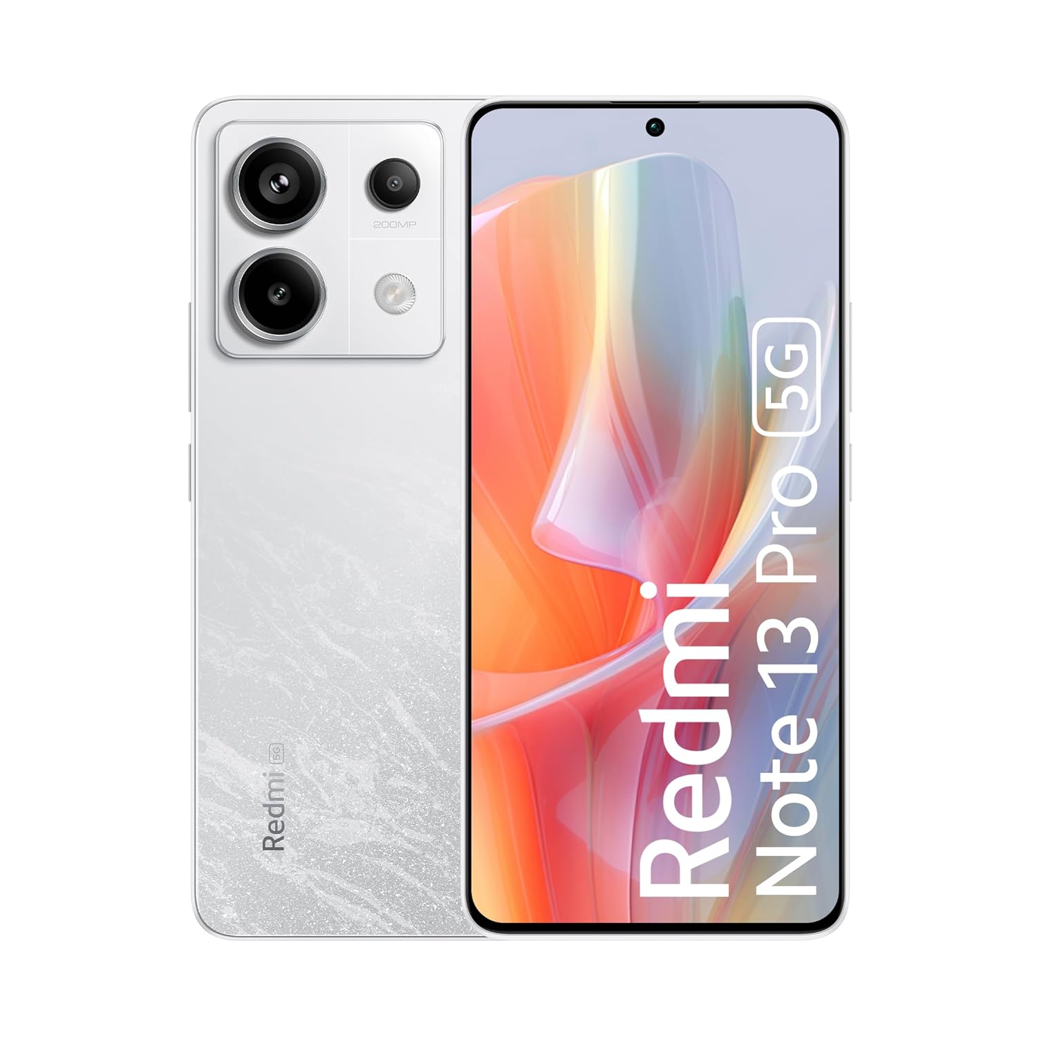 Redmi Note 13 Pro (Arctic White, 12GB RAM, 256GB Storage) | 1.5K AMOLED | 200MP Hi-Res Camera | Flagship 4nm SD 7s Gen 2 | 67W TurboCharge